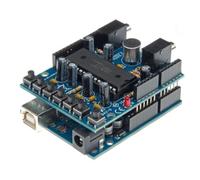 Whadda Shield d'enregistrement audio pour Arduino®, 60 secondes, microphone intégré, entrée ligne, empilable