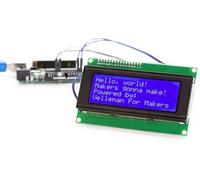 Whadda Module LCD WPI450 20x4 I²C Arduino – rétroéclairage bleu, caractères blancs, 5 VDC