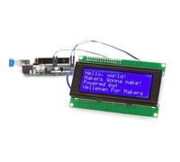 Whadda Module LCD WPI450 20x4 I²C Arduino – rétroéclairage bleu, caractères blancs, 5 VDC