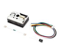Whadda Capteur de poussière Optique, GP2Y1010AU0F, 4,5-5,5 VCC, Taille des Particules de poussière 0,5 µm, densité de poussière ≤ 580 µg/m³, Blanc