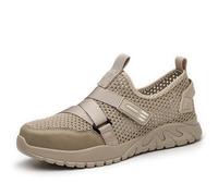 WhAeoy Chaussures De Sécurité D'été (36-47), Respirantes + Anti-crevaison + Anti-écrasement, avec Embout en Acier, Chaussures Isolées Anti-écrasement, Légères + Douces,41,A