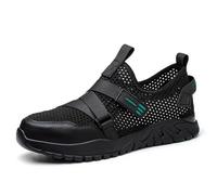 WhAeoy Chaussures De Sécurité D'été (36-47), Respirantes + Anti-crevaison + Anti-écrasement, avec Embout en Acier, Chaussures Isolées Anti-écrasement, Légères + Douces,38,C