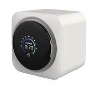 WhAeoy Lave Linge Mural Mini Lave Linge 3,5L éCran Tactile LED Machine à Laver Compacte avec Tambour en Acier Inoxydable, Lavage Rapide Et Efficace pour Appartements Voyage, Dortoirs,Desktop