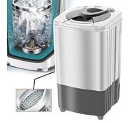 WhAeoy Sèche-Linge Portable, Essoreuse, Cylindre Intérieur en Acier Inoxydable + Lumière Bleue + Économie D'énergie + Fonctionnement Pratique, pour Vêtements D'appartement De Camping,A