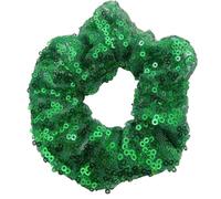 Whakano 1 chouchou à paillettes pour femme - Accessoire pour cheveux - Bandeau épais - Bandeau pour queue de cheval - Vert