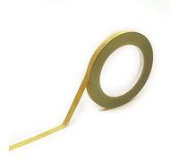 Whakano 1 rouleau de ruban adhésif - Longueur : 10 m - Largeur : 8 mm - Ruban adhésif décoratif - Pour mariage, fête, décoration, artisanat, emballage cadeau, scrapbooking, doré