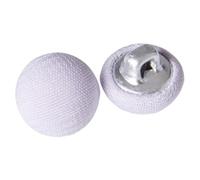 Whakano Lot de 10 boutons ronds avec tige - Boutons décoratifs avec revêtement en tissu - Boutons de rechange - Boutons de couture - Boutons de bricolage - Idéal pour la couture DIY, les pulls, les