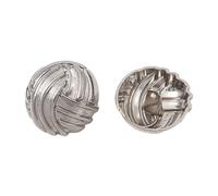 Whakano Lot de 10 boutons ronds en métal avec tige, boutons à œillets, boutons décoratifs, boutons de bricolage, boutons de rechange, pour bricolage, couture, pulls, manteaux, cardigan, costume