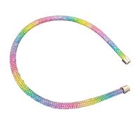 Whakano Lot de 4 bandeaux à strass scintillants pour femme - Bandeau tendance antidérapant - Bandeau fin - Accessoire de cheveux pour femmes et filles - Pour mariage, anniversaire, fête, vacances,