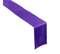 Whakano Lot de 4 chemins de table lavables - Chemin de table décoratif - Pour anniversaire, mariage, salle à manger, fête, décoration de vacances - Violet foncé