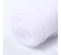 Whakano Tissu en organza à coudre au mètre - 5 m - Pour vêtements et décoration - Tissu universel pour couture, travaux manuels, rideaux, nappe, costume, robe - Largeur : 145 cm - Blanc clair