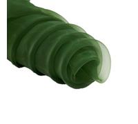 Whakano Tissu en organza à coudre au mètre pour vêtements et décoration, tissu organza tulle, tissu universel pour couture, bricolage, rideaux, nappe, arc, costume, robe, vêtement, 3 m x 1,5 m, vert