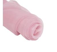Whakano Tissu en organza à coudre au mètre pour vêtements et décoration, tissu organza tulle, tissu universel pour couture, bricolage, rideaux, nappe, arc, costume, robe, vêtement, 3 m x 1,5 m, rose