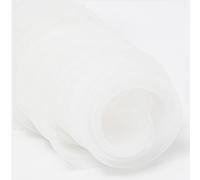 Whakano Tissu en organza mat à coudre - Au mètre - Largeur : 150 cm - 3 m - Tissu universel pour couture, artisanat, rideaux, arc, costume, robe - Blanc
