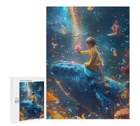 Whale, Child, Flowers, Butterflies Puzzle 1000 Pièces Educa Jouet en Bois Cadeau Unique Décoration Intérieure Jeu Éducatif Challenge Toy Adultes Et Enfants À Partir De 14 Ans 500 PCS