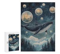 Whale Dreams in Bubble City Puzzle 1000 Pièces Educa Jouet en Bois Cadeau Unique Décoration Intérieure Jeu Éducatif Challenge Toy Adultes Et Enfants À Partir De 14 Ans 300 PCS