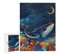 Whale Dreams Underwater-1 Puzzle 1000 Pièces Educa Jouet en Bois Cadeau Unique Décoration Intérieure Jeu Éducatif Challenge Toy Adultes Et Enfants À Partir De 14 Ans 500 PCS