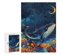 Whale Dreams Underwater-1 Puzzle 1000 Pièces Educa Jouet en Bois Cadeau Unique Décoration Intérieure Jeu Éducatif Challenge Toy Adultes Et Enfants À Partir De 14 Ans 300 PCS