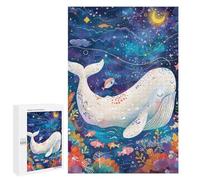 Whale Dreams Underwater, 1000 PCS Puzzle Décoratif, Cadeau De Saison; pour Les Couples, Amis Et Familles
