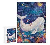 Whale Dreams Underwater Puzzle 1000 Pièces Educa Jouet en Bois Cadeau Unique Décoration Intérieure Jeu Éducatif Challenge Toy Adultes Et Enfants À Partir De 14 Ans 300 PCS
