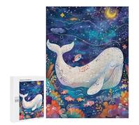 Whale Dreams Underwater Puzzle 1000 Pièces Educa Jouet en Bois Cadeau Unique Décoration Intérieure Jeu Éducatif Challenge Toy Adultes Et Enfants À Partir De 14 Ans 500 PCS