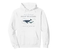 Whale Faith Citation d'encouragement Ciel Nocturne Art Sweat à Capuche