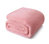 Whale Flotilla Plaid Couverture Polaire 130x170cm, Plaid Jeté de Canapé, Couverture Canape Lit Microfibre Confortable Chaud et Doux, Rose