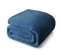 Whale Flotilla Plaid Couverture Polaire 130x170cm, Plaid Jeté de Canapé, Couverture Canape Lit Microfibre Confortable Chaud et Doux, Bleu Marine