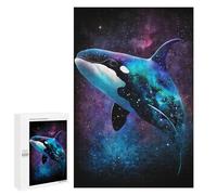 Whale Galaxy Art Print-2 Puzzle 1000 Pièces Educa Jouet en Bois Cadeau Unique Décoration Intérieure Jeu Éducatif Challenge Toy Adultes Et Enfants À Partir De 14 Ans 1000 PCS
