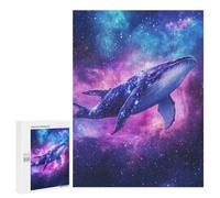 Whale Galaxy Art Print Puzzle 1000 Pièces Educa Jouet en Bois Cadeau Unique Décoration Intérieure Jeu Éducatif Challenge Toy Adultes Et Enfants À Partir De 14 Ans 500 PCS
