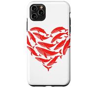 Whale Heart Shaped Whales Coque pour iPhone 11 Pro Max