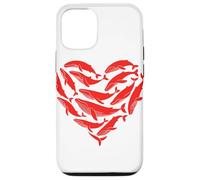 Whale Heart Shaped Whales Coque pour iPhone 12/12 Pro