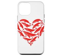 Whale Heart Shaped Whales Coque pour iPhone 12 Mini