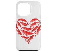 Whale Heart Shaped Whales Coque pour iPhone 13 Pro
