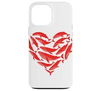 Whale Heart Shaped Whales Coque pour iPhone 13 Pro Max