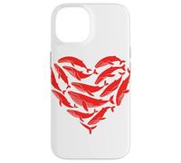 Whale Heart Shaped Whales Coque pour iPhone 14