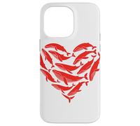 Whale Heart Shaped Whales Coque pour iPhone 14 Pro Max