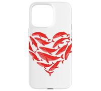 Whale Heart Shaped Whales Coque pour iPhone 15 Pro Max