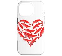 Whale Heart Shaped Whales Coque pour iPhone 16 Pro