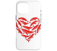 Whale Heart Shaped Whales Coque pour iPhone 16 Pro Max