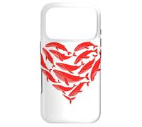 Whale Heart Shaped Whales Coque pour iPhone 17 Pro