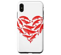Whale Heart Shaped Whales Coque pour iPhone XS Max