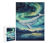 Whale in Celestial Sky Puzzle 1000 Pièces Educa Jouet en Bois Cadeau Unique Décoration Intérieure Jeu Éducatif Challenge Toy Adultes Et Enfants À Partir De 14 Ans 500 PCS