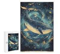 Whale in Starry Sky-4 Puzzle 1000 Pièces Educa Jouet en Bois Cadeau Unique Décoration Intérieure Jeu Éducatif Challenge Toy Adultes Et Enfants À Partir De 14 Ans 1000 PCS