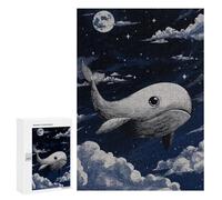 Whale in The Sky-4 Puzzle 1000 Pièces Educa Jouet en Bois Cadeau Unique Décoration Intérieure Jeu Éducatif Challenge Toy Adultes Et Enfants À Partir De 14 Ans 300 PCS