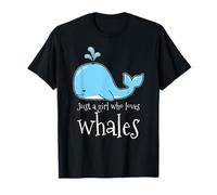 Whale Love Just A Girl Who Loves Whales - Cadeau de mer T-Shirt