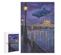 Whale Over Budapest Puzzle 1000 Pièces Educa Jouet en Bois Cadeau Unique Décoration Intérieure Jeu Éducatif Challenge Toy Adultes Et Enfants À Partir De 14 Ans 1000 PCS
