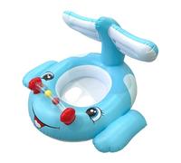 Whale Pool Float, Kids Swim Aid, 28.35x26.38x18.9inch Inflatable Ring with Anti Tip Stability Design, Sturdy PVC Water Float Toy, Cute Animal Styles Design, Summer Beach Accessory for Kids Use
