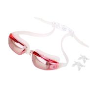 Whale Professional Anti-UV anti-shatter anti-buas nage de natation Lunes pour adultes imperméables unisexes (Rouge)