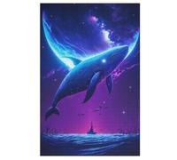 Whale Puzzle EnfFourmis 1000pcs, Puzzles en Bois- Kit Bricolage Relax Jeux pour Adolescents Et Adultes Cadeaux 78×53cm